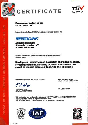 ISO 9001:2015 Certified Quality Management System