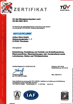 Qualitätsmanagement nach ISO9001:2015