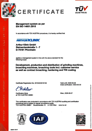 ISO 14001:2018 – Certified Environmental Management System