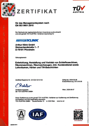 Qualitätsmanagement nach ISO9001:2015