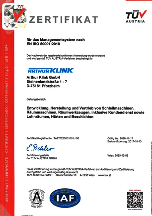 [Translate to Chinese:] Energiemanagement nach ISO50001:2018